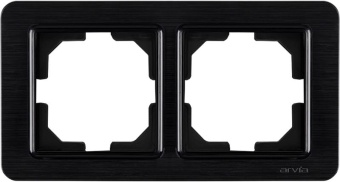 Рамка 2-м LAVIN черн. ARVIA 21 25 4000 022