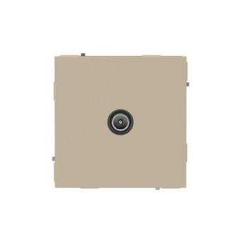 Розетка телевизионная проходная TV KANT ванильн. марципан DKC 7015513