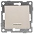 Выключатель 1-кл. СП Bravo 10А 250В с индикацией механизм беж. GUSI С10В18-003
