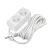 Удлинитель 2х5м без заземл. 10А IP20 2.2кВт ПВС 2х1 бел. DOMTOK 2347