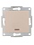 Выключатель 1-кл. 1п СП Karina 10А IP20 с подсветкой механизм крем. LEZARD 707-0388-111