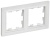 Рамка 2-м BRITE РУ-2-БрАБ арктич. бел. IEK BR-M22-K91
