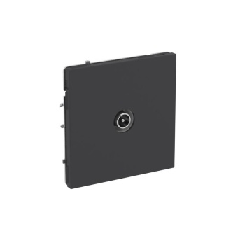 Розетка телевизионная проходная TV KANT черн. уголь DKC 7012513