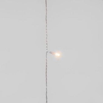 Гирлянда светодиодная занавес 1.5х1.5м 64 LED теплый бел. прозр. ПВХ IP20 свечение с динамикой 220В не соединяется с контроллером Neon-Night 235-406