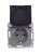 Розетка BRITE РСбш10-3-БрС 16А IP20 с заземл. защ. шторки с крышкой механизм сталь IEK BR-R16-16-K46 Розетка BRITE РСбш10-3-БрС 16А IP20 с заземл. защ. шторки с крышкой механизм сталь IEK BR-R16-16-K46